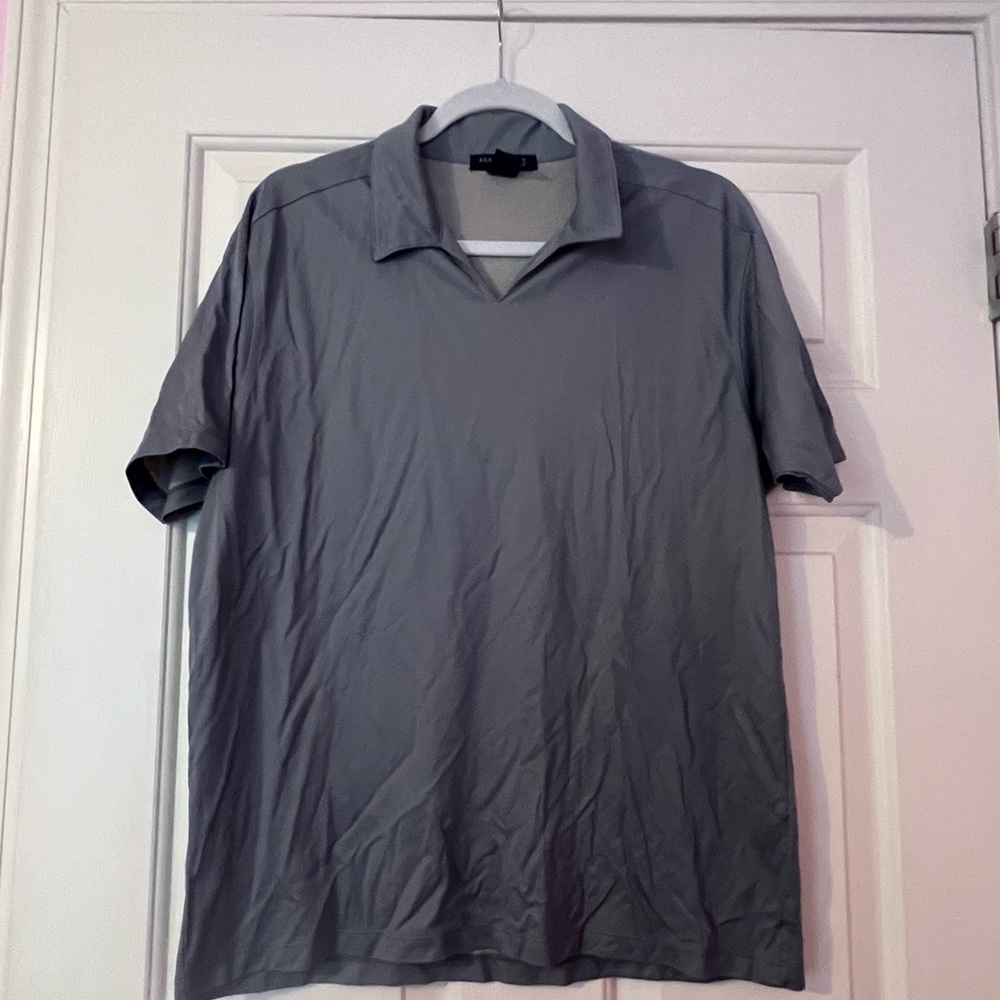 Men’s Kenneth Cole New York Charcoal Polo Shirt